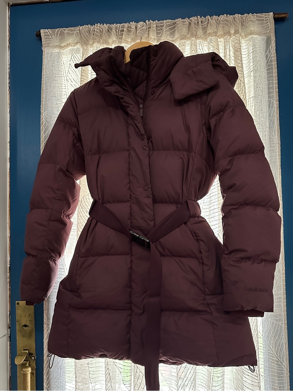 lululemon 3/4 wonder puff 600 down fill jacket